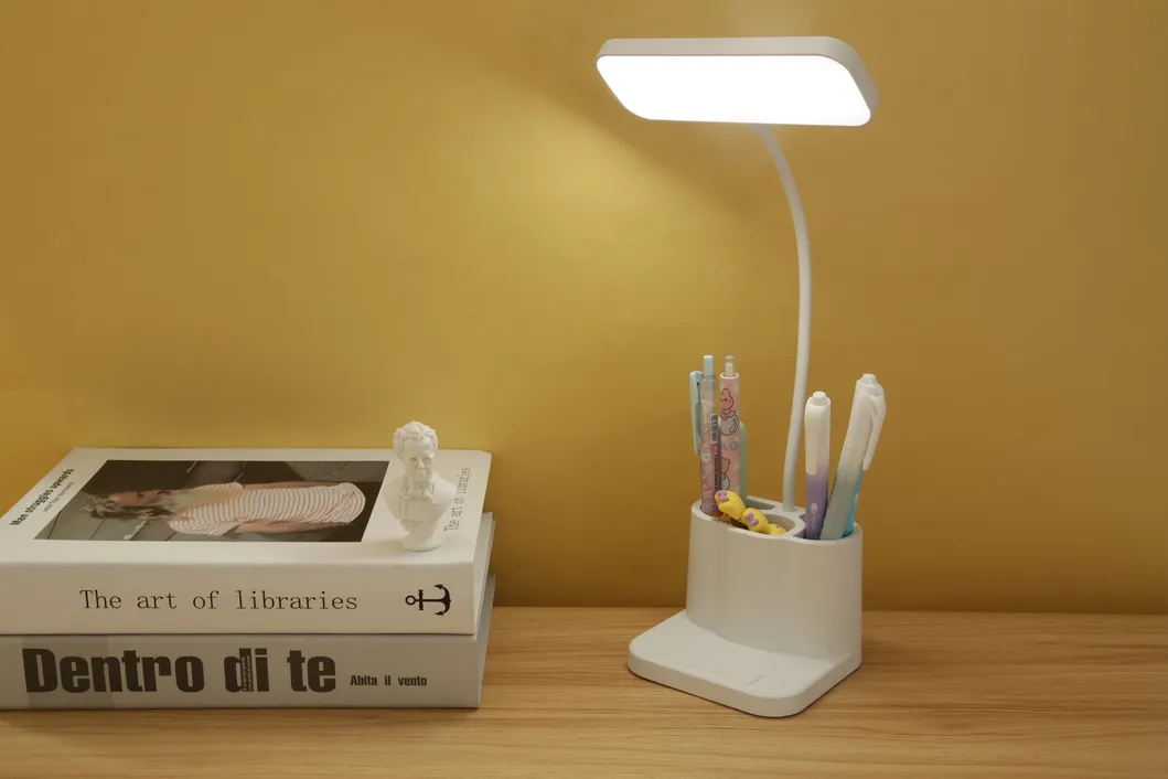 Stylish Touch Control Modern Charging Table Lamp in Picture Perfect Color Palette