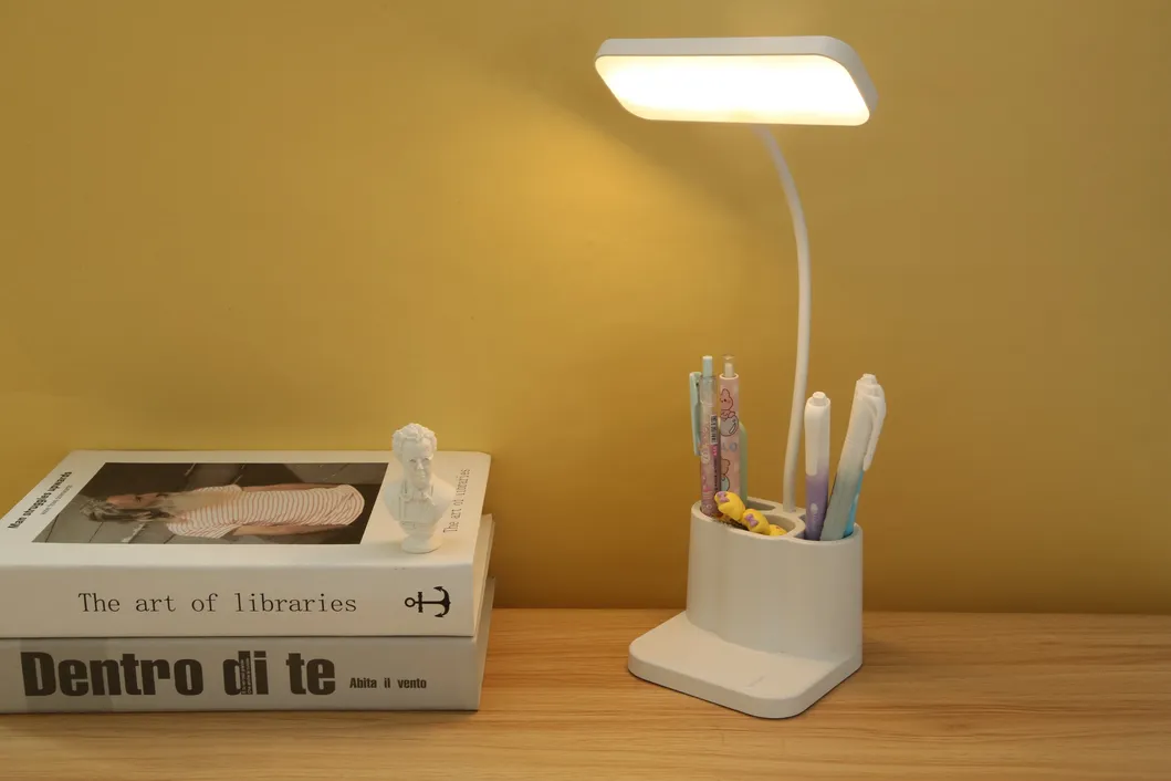 Stylish Touch Control Modern Charging Table Lamp in Picture Perfect Color Palette