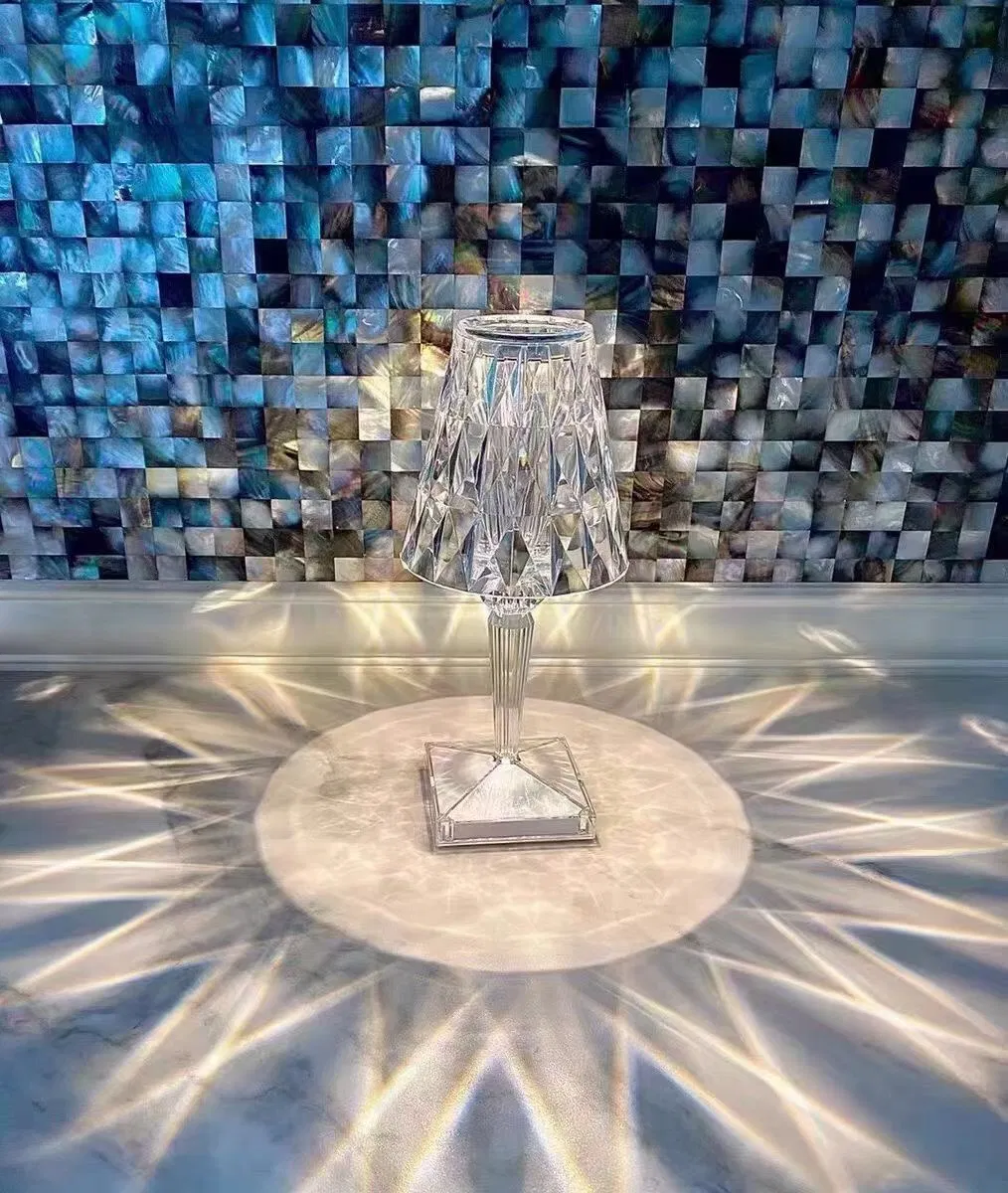 2022 Fashion LED Diamond Night Light Table Touch Sensor Desk Lamp for Bedroom Restaurant Bar Decor Crystal Dropshipping to World 03