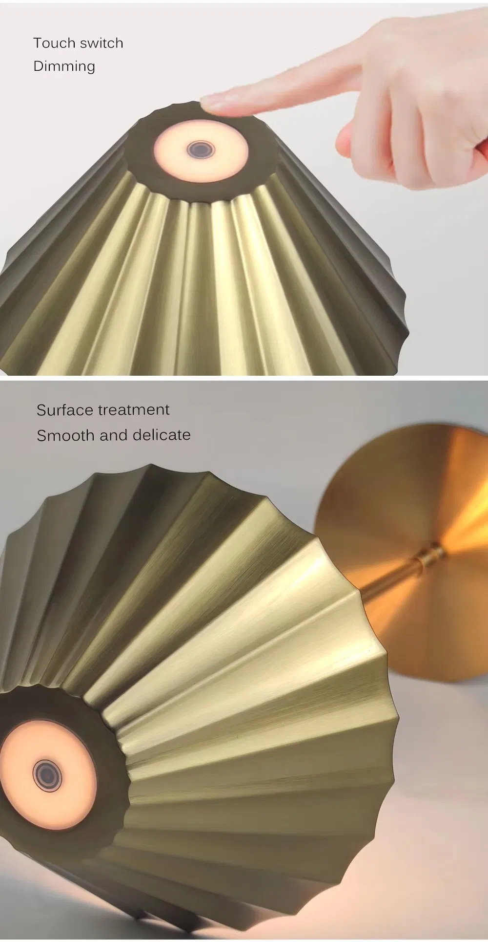 Cordless LED Lamp Rechargeable Battery Table Lamp Interior USB Charging Decorative Lamp OEM Factory