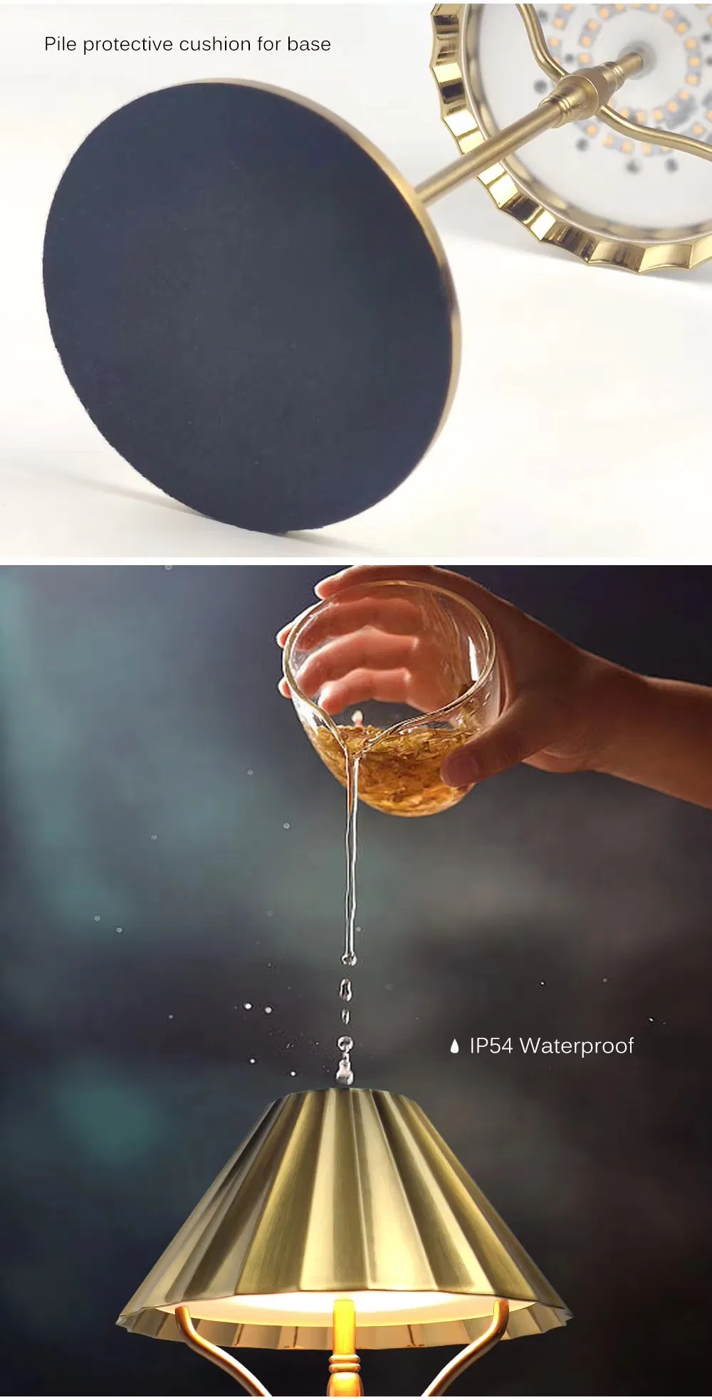 Cordless LED Lamp Rechargeable Battery Table Lamp Interior USB Charging Decorative Lamp OEM Factory