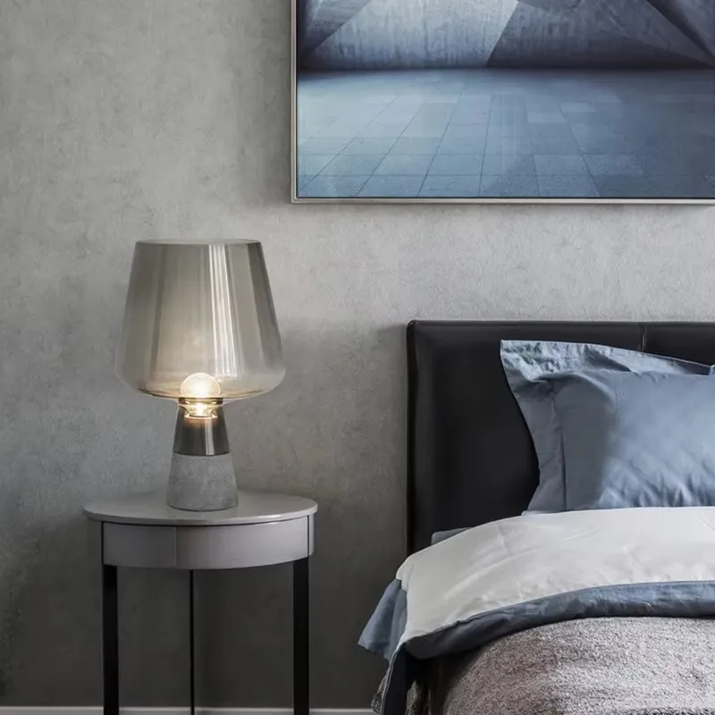 Bedside Desk Lamp Living Room Decor Modern Cement Table Lights Industrial Leimu Table Lamp (WH-VTB-37)