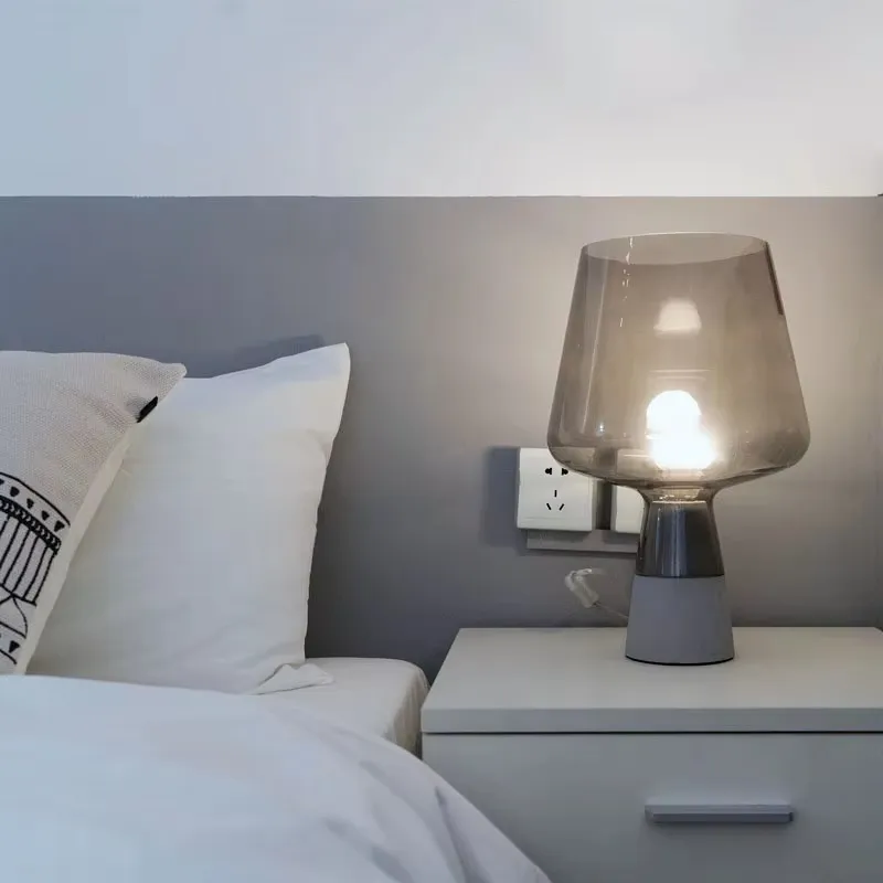 Bedside Desk Lamp Living Room Decor Modern Cement Table Lights Industrial Leimu Table Lamp (WH-VTB-37)