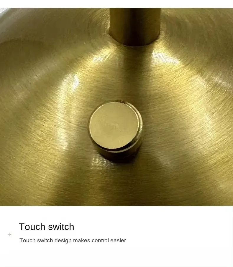 LED Modern European Romantic 3 Colors Touch Dimming Desk Light Cordless Rechargeable Hotel Restaurant Decor Night Lighting Acrylic Gold Metal Table Lamp for Bar