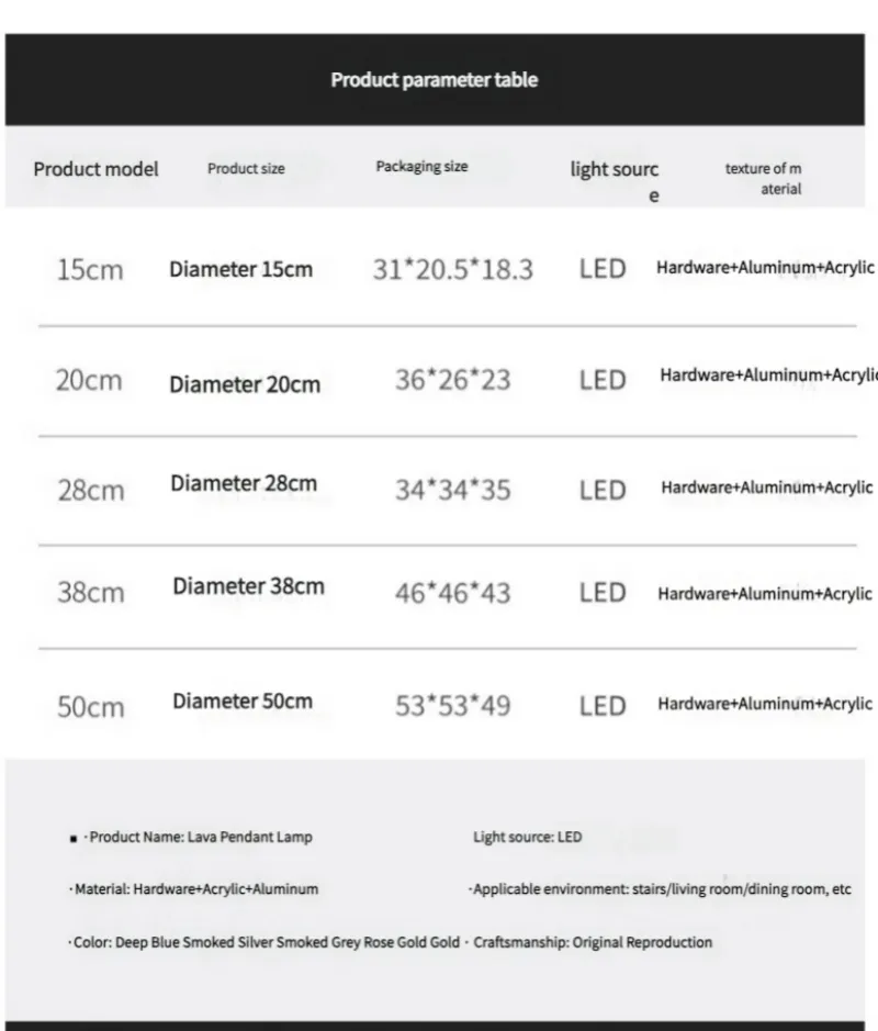 Lava Ball Drop Pendant Light Art Decor Nordic Modern Creative Golden Acrylic Hanging Lamp for Home Villa Hotel Gallery D8029