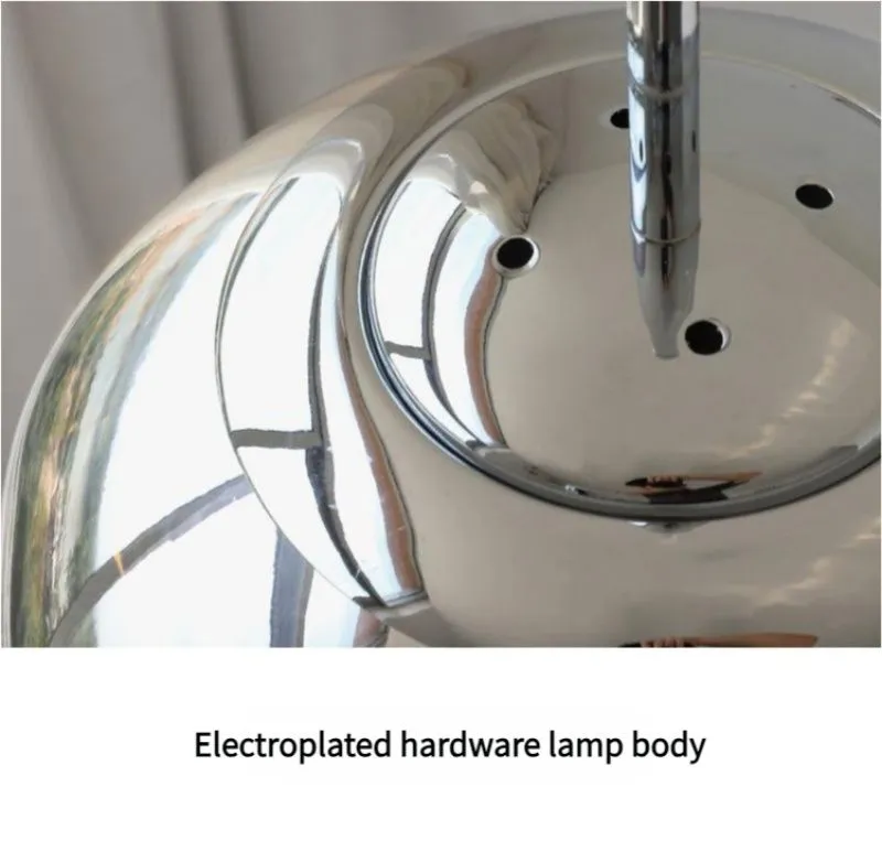 Lava Ball Drop Pendant Light Art Decor Nordic Modern Creative Golden Acrylic Hanging Lamp for Home Villa Hotel Gallery D8029