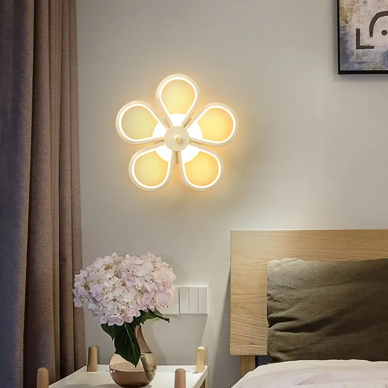 Elegant Minimalist Acrylic Metal Wall Lamps for Modern Living Spaces