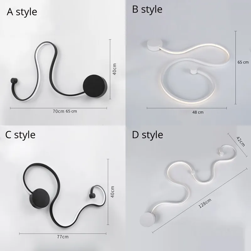 Retro Wall Lamps Bedroom Study Living Balcony Acrylic Lights Home Deco in White Black Iron Sconce LED Lights (WH-VR-11)