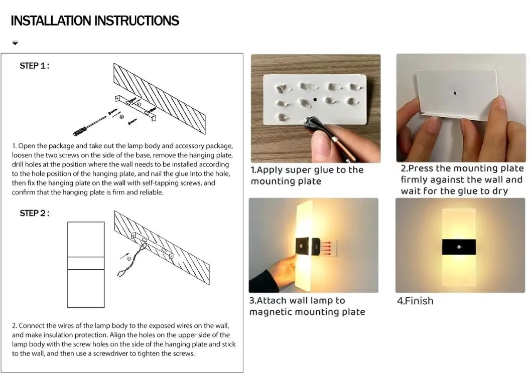 Modern Nordic Acrylic Wall Lamps with Remote Control, Acrylic LED Wall Sconce Indoor Wall Lighting for Living Room Bedside Stairs Home Decor