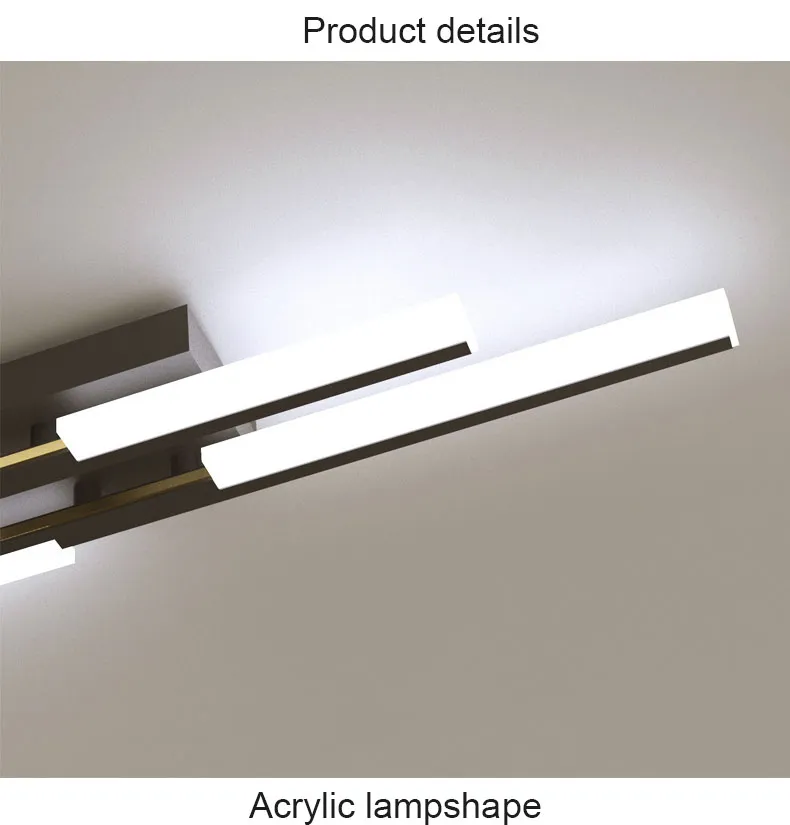 Modern Minimalist Nordic Style Long Creative LED Bedside Acrylic Wall Lamp