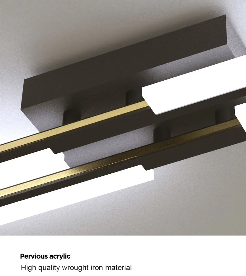 Modern Minimalist Nordic Style Long Creative LED Bedside Acrylic Wall Lamp