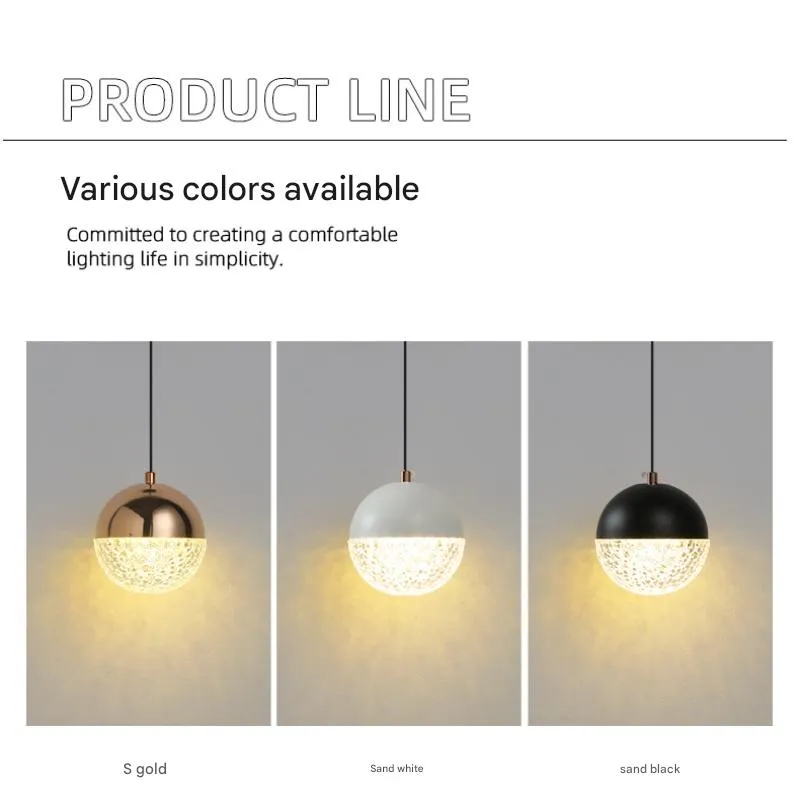 Modern Minimalist Iron Creative Wall Lamp for Villa Staircase Bedroom Living Room Acrylic Ball Wall Light (ZY-B086)