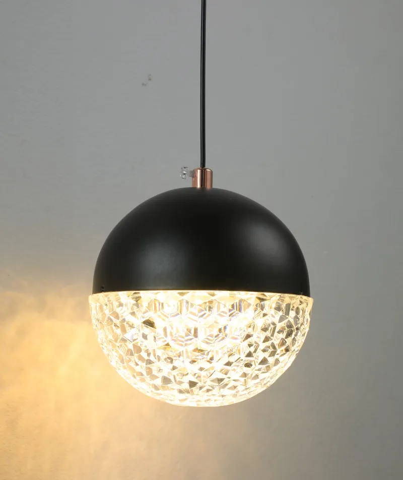 Modern Minimalist Iron Creative Wall Lamp for Villa Staircase Bedroom Living Room Acrylic Ball Wall Light (ZY-B086)