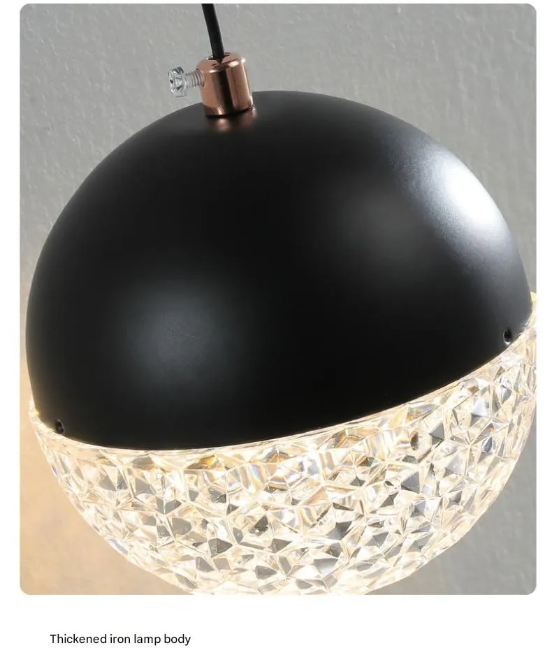 Modern Minimalist Iron Creative Wall Lamp for Villa Staircase Bedroom Living Room Acrylic Ball Wall Light (ZY-B086)