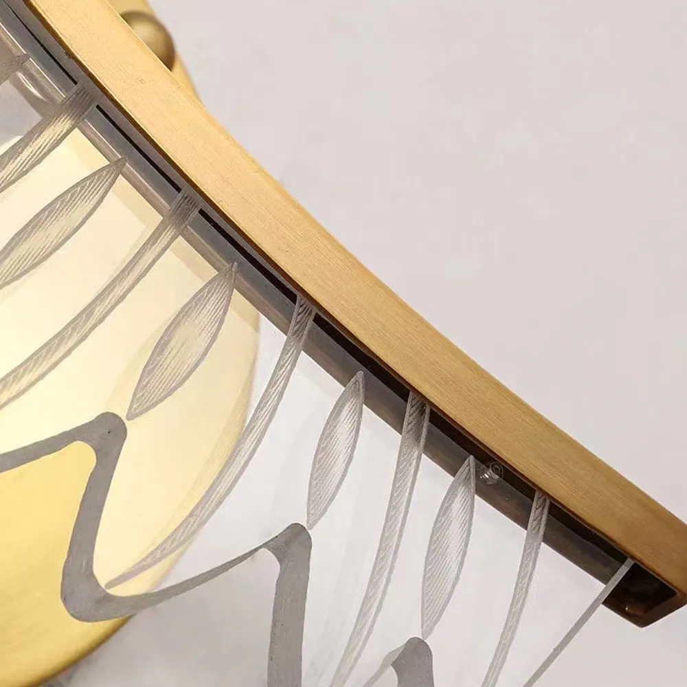 Luxurious Acrylic Feather Wall Lamp for Elegant Spaces