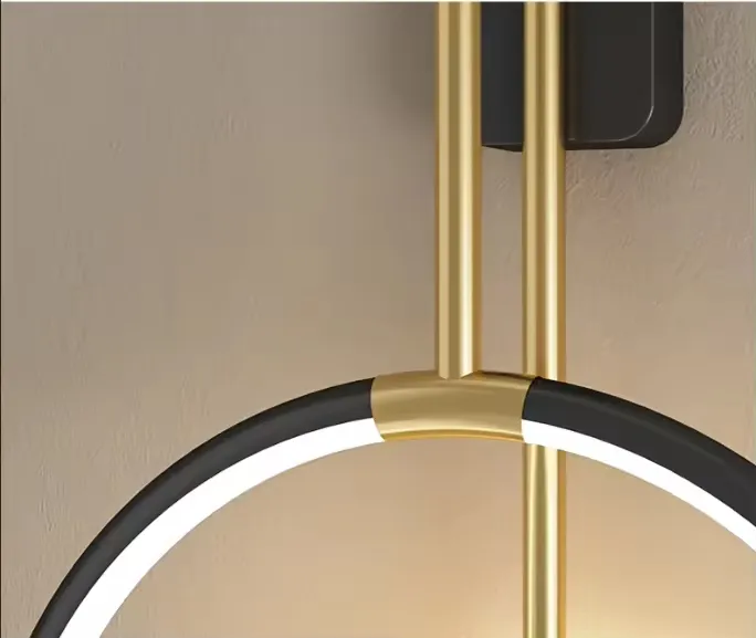 Gold New Design Bedroom Bedside LED Wall Lamp Fashionable Living Room Background Acrylic Iron Romantic LED Wall Light