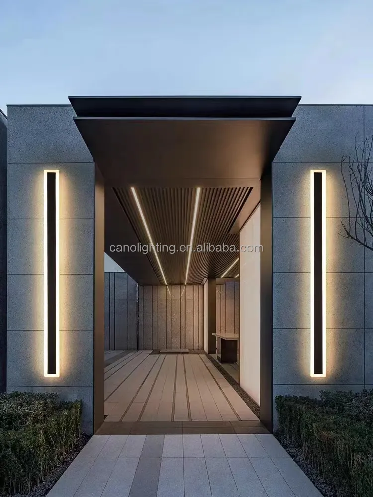 Nordic Style Stainless Steel Acrylic Wall Lamp Decorative Lamp for Outdoor