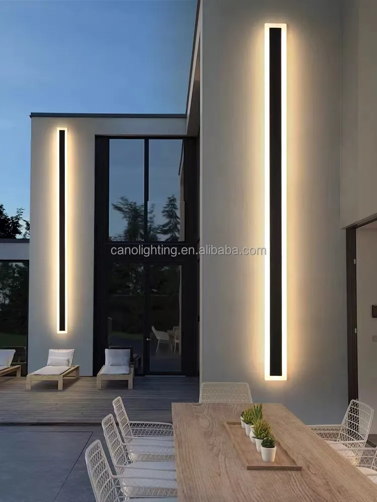 Nordic Style Stainless Steel Acrylic Wall Lamp Decorative Lamp for Outdoor