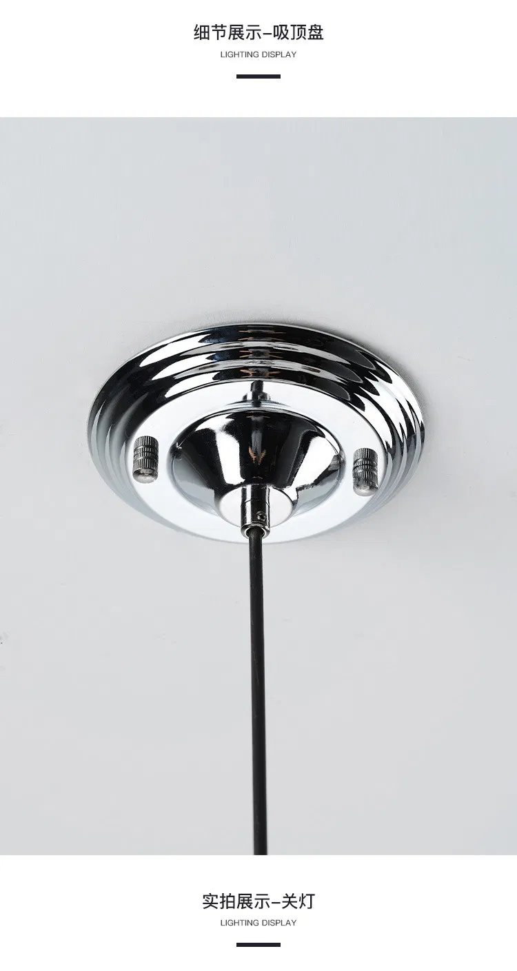 Nordic Middle Ancient Acrylic Beans Pendant Lamp Living Room Dining Room Study Restaurant Lamp (WH-AP-548)