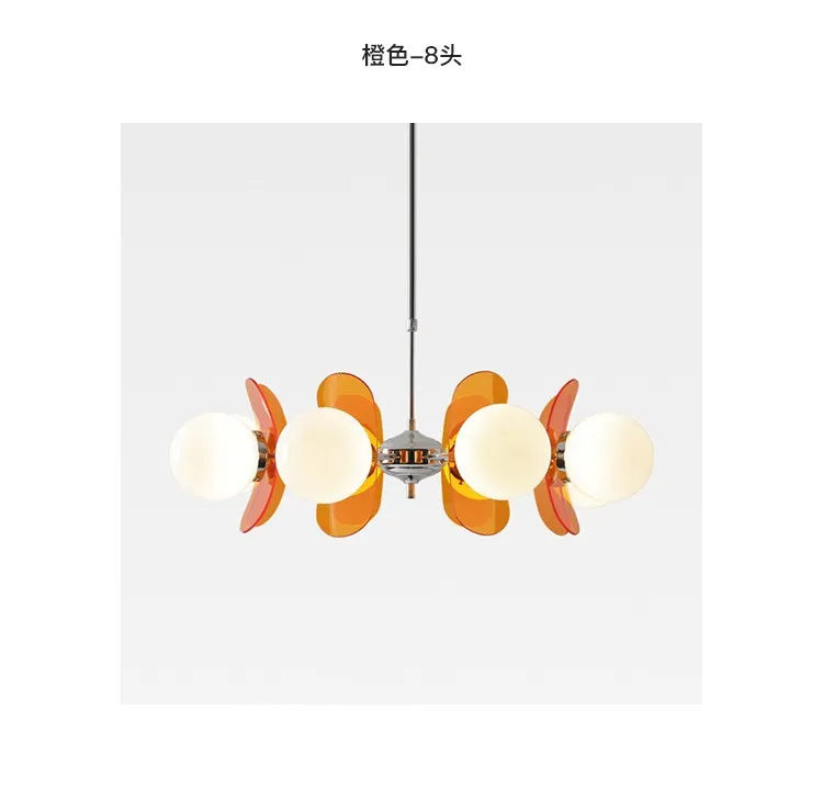 Nordic Middle Ancient Acrylic Beans Pendant Lamp Living Room Dining Room Study Restaurant Lamp (WH-AP-548)