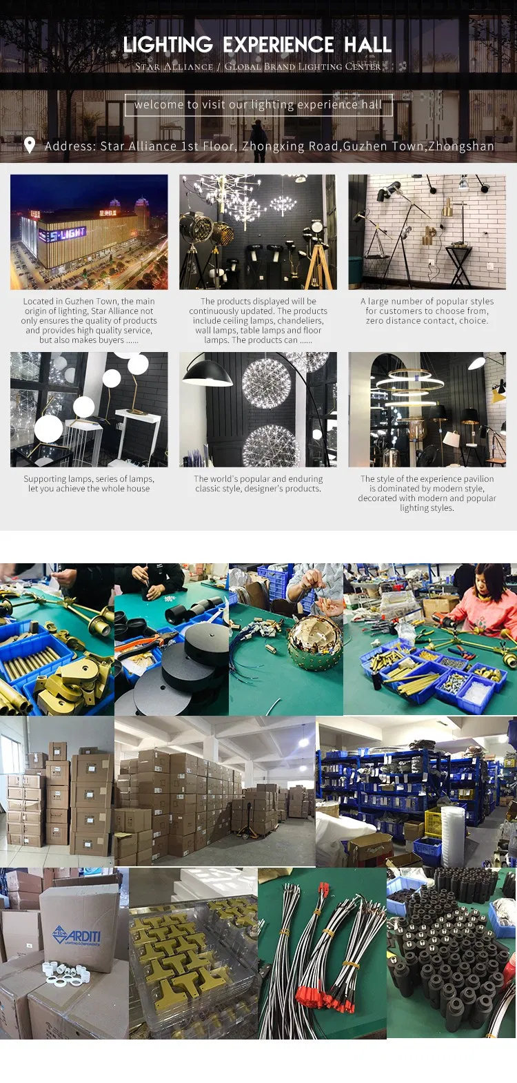 Acrylic Aluminum Body LED Ceiling Lamp Fixtures Groove Four Tier Pendant (WH-AP-629)