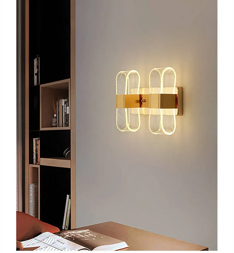 Modern Acrylic LED Wall Lamp for Home and Hotel Decor