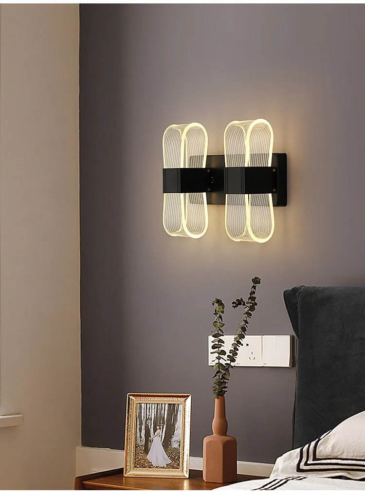 Modern Acrylic LED Wall Lamp for Home and Hotel Decor