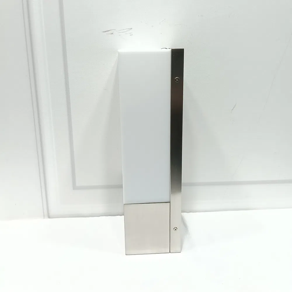 Holiday Inn Opal Matte Acrylic Corridor Hospitality Wall Sconce Light LED 12W Brushed Nickel Hotel Lamp