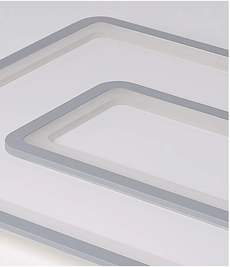 Modern Nordic Light Fixtures Indoor Acrylic Rectangle Lamp Ceiling Lamp