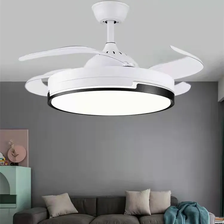 Modern Remote Control Dimmable Invisible Ceiling Lights Fan Lighting Indoor Lamp for Home