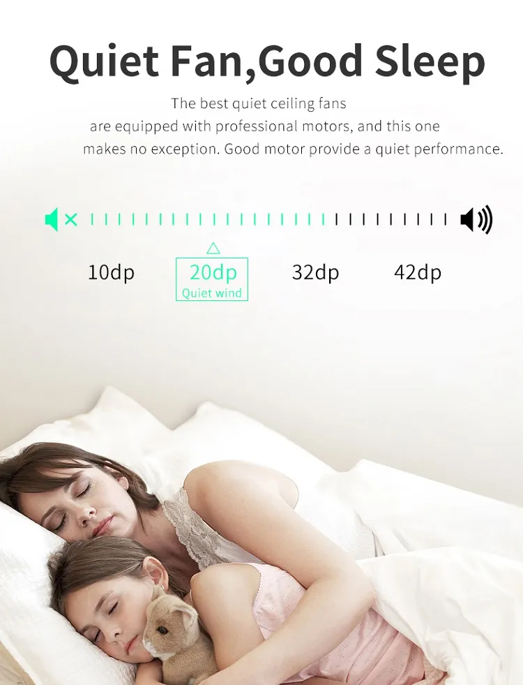 Modern Remote Control Dimmable Invisible Ceiling Lights Fan Lighting Indoor Lamp for Home