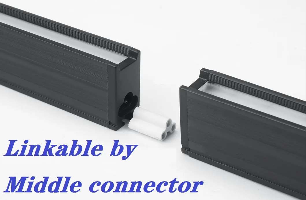 Indoor Home Office Corridor Linkable Chandelier PBT Housing T8 Tube Light Surface Mounted Ceiling Suspended LED Linear Light