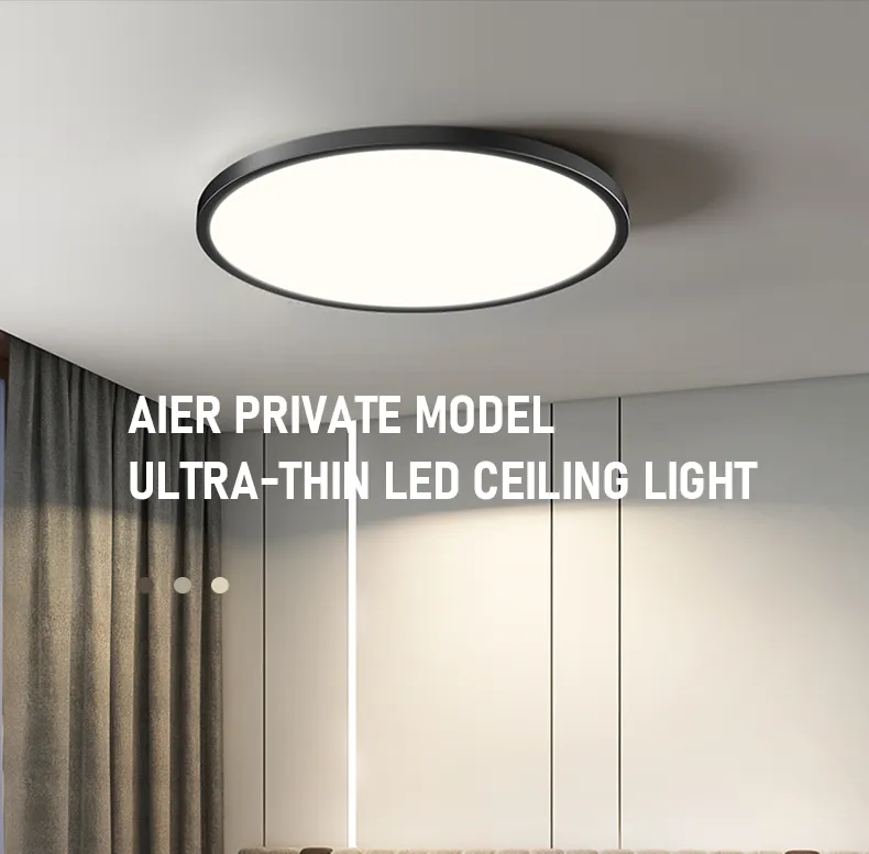 Modern LED Ultra-Thin Ceiling Light 21mm Adjustable
