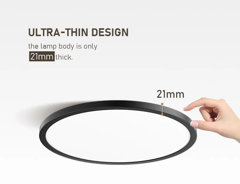 Round LED Ceiling Light for Living Room Bathroom Bedroom Living Room