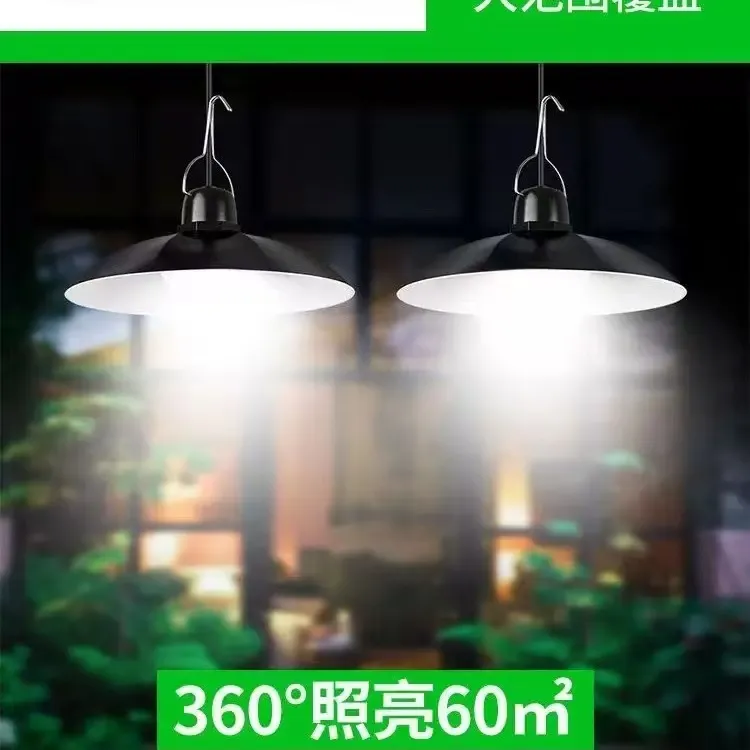 Separated Decorative Solar Ceiling Light Hanging Lamp Energy Saving Indoor Bulb