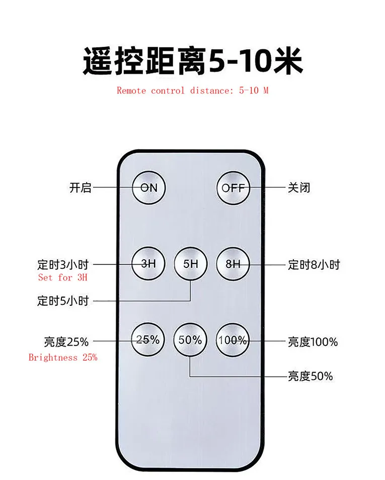 Separated Decorative Solar Ceiling Light Hanging Lamp Energy Saving Indoor Bulb