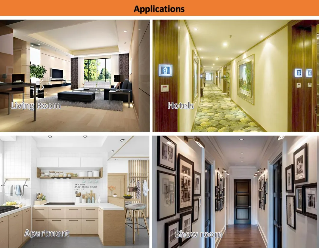 High Quality Aluminium Square Surfaced Panel 6W, 9W, 12W, 15W, 18W, 24W LED Ceiling Lamp