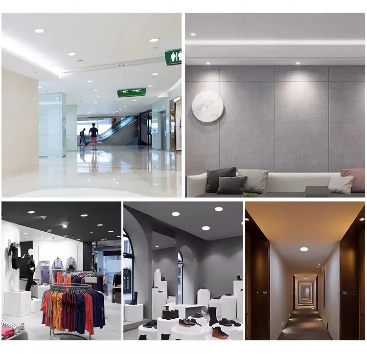 Home Office Aluminum Adjustable Single CCT 3CCT Optional 3000K 4000K 6000K 9W 18W 24W Round Square Frameless LED Panel Light