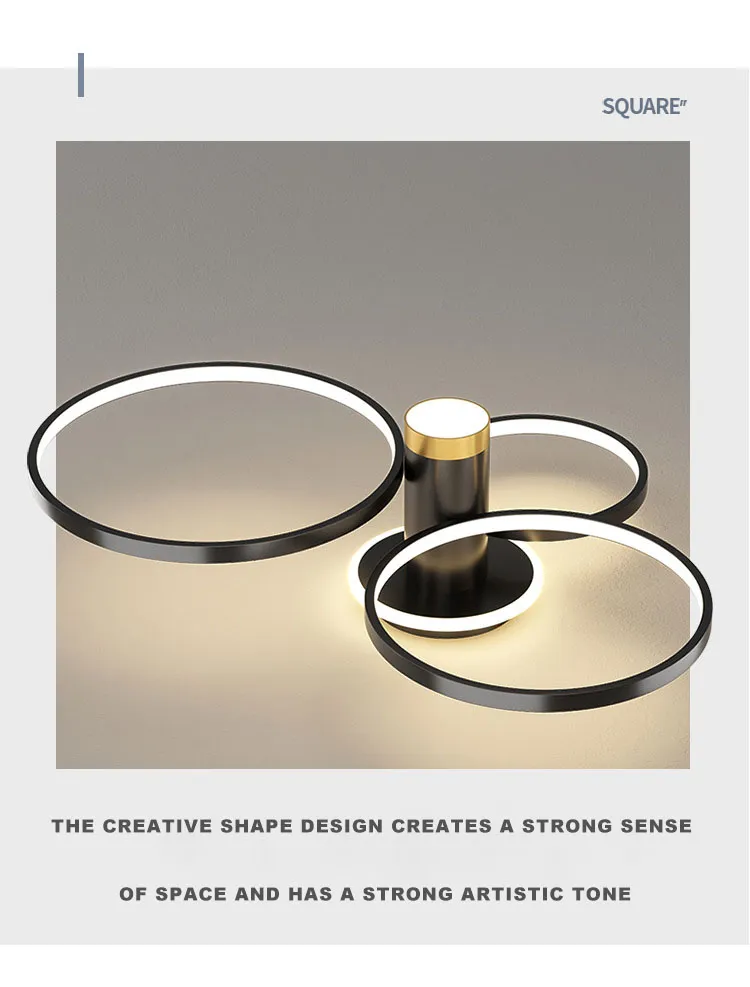 Modern Minimalist Ceiling Light Luxury Living Room LED Ceiling Lamp