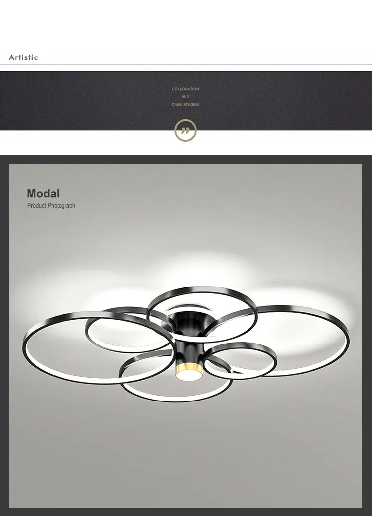 Modern Minimalist Ceiling Light Luxury Living Room LED Ceiling Lamp