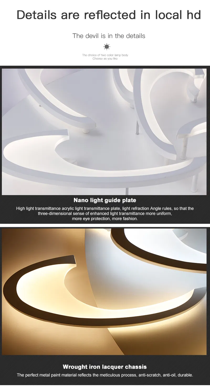 2025 Modern Hotel Living Room Lighting Surface Mounted LED Lights 150W LED Ceiling Light (9022)