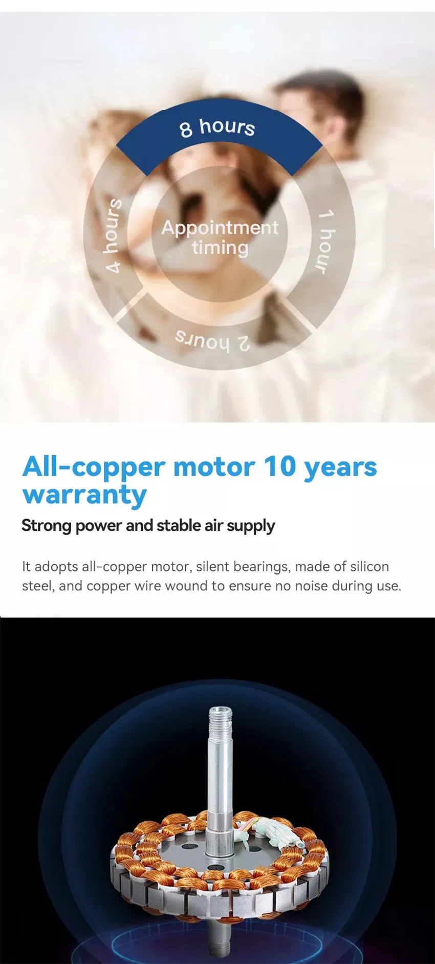 Modern Crystal Ceiling Fan Light Invisible Ceiling Lamp for Living Room