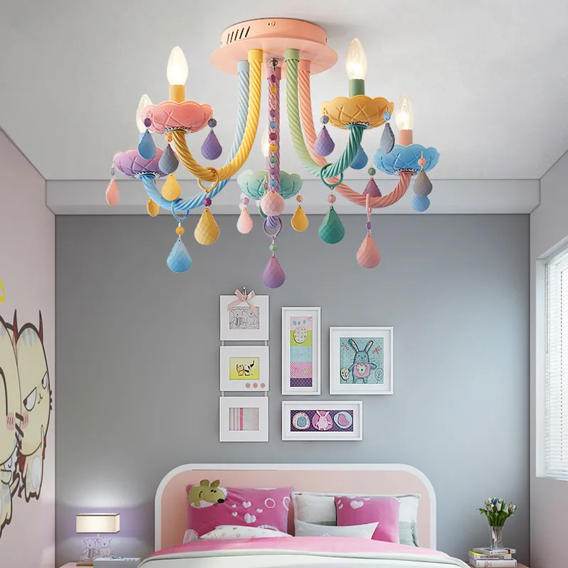 Nordic Modern Minimalist Ceiling Lights Creative LED Pink Ceiling Light (WH-MA-166)