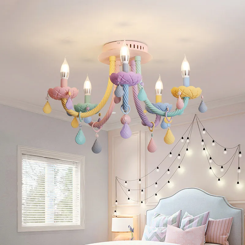 Nordic Modern Minimalist Ceiling Lights Creative LED Pink Ceiling Light (WH-MA-166)