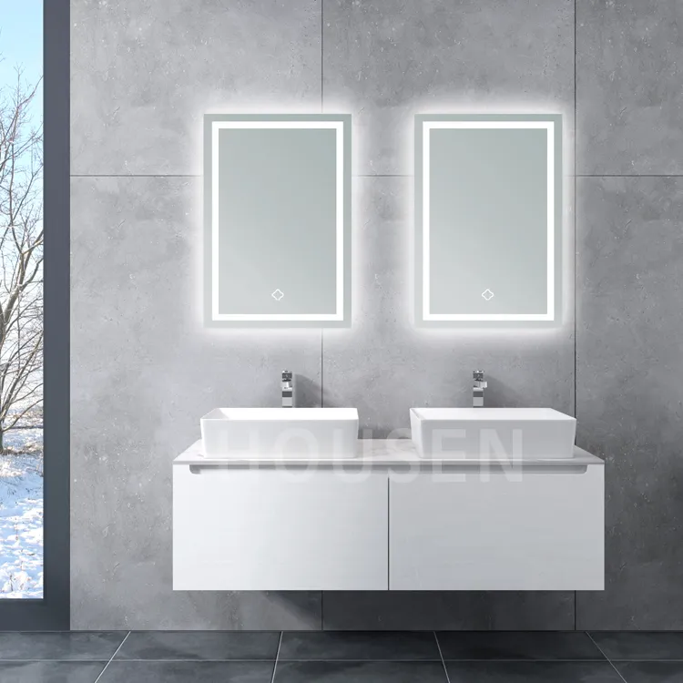 Modern Wall Mount Bathroom Vanity Washroom Storage Cabinet Set Floating Vanity