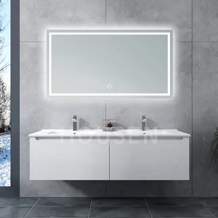 Modern Wall Mount Bathroom Vanity Washroom Storage Cabinet Set Floating Vanity