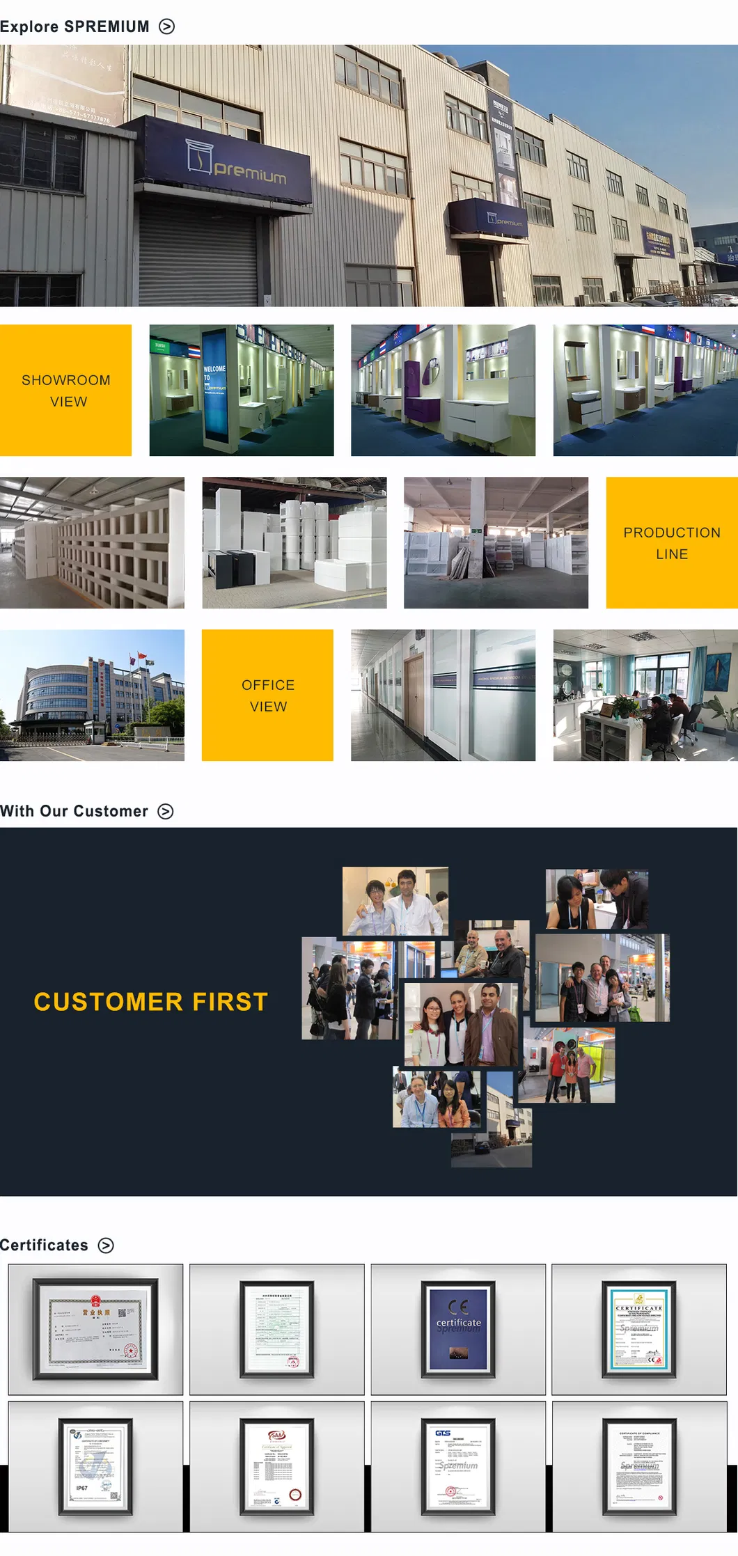 Modern Laminated Light Wood and Black Floating Bathroom Vanity with Mirror