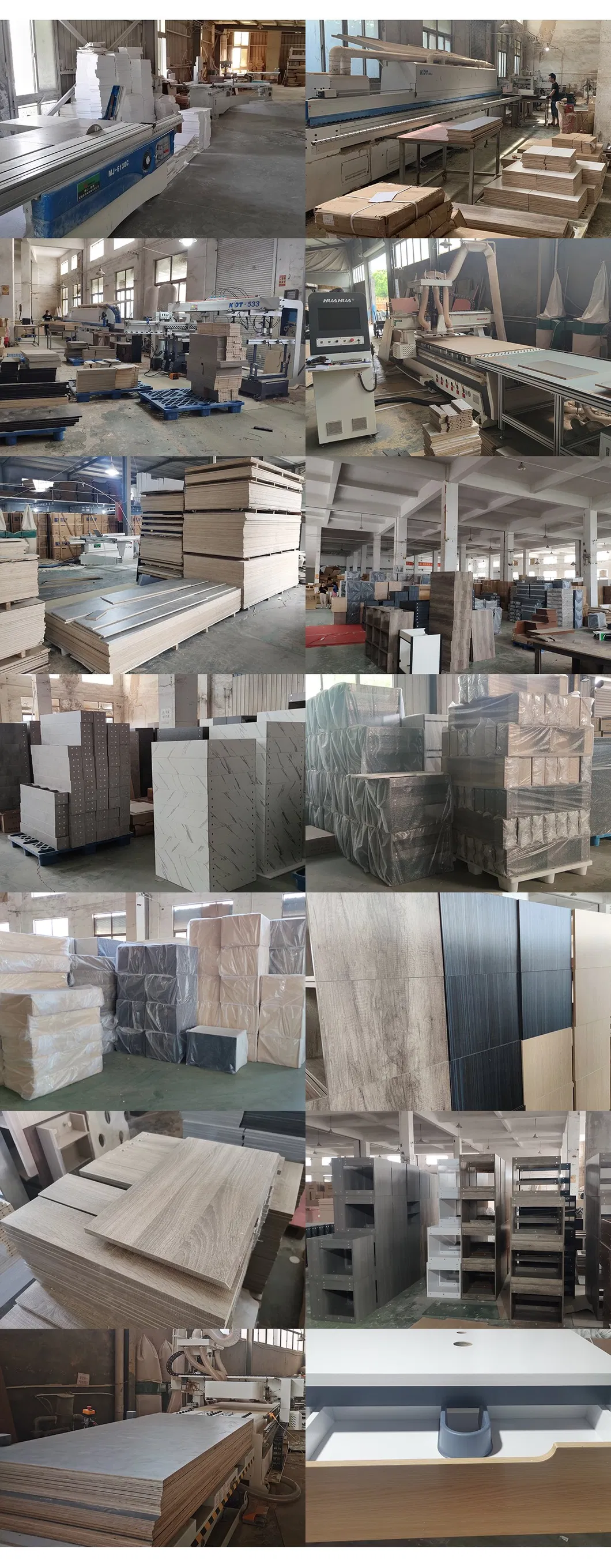 Modern Furniture with Ceramic Wash Basin Sink Vanity Bathroom Cabinet Set