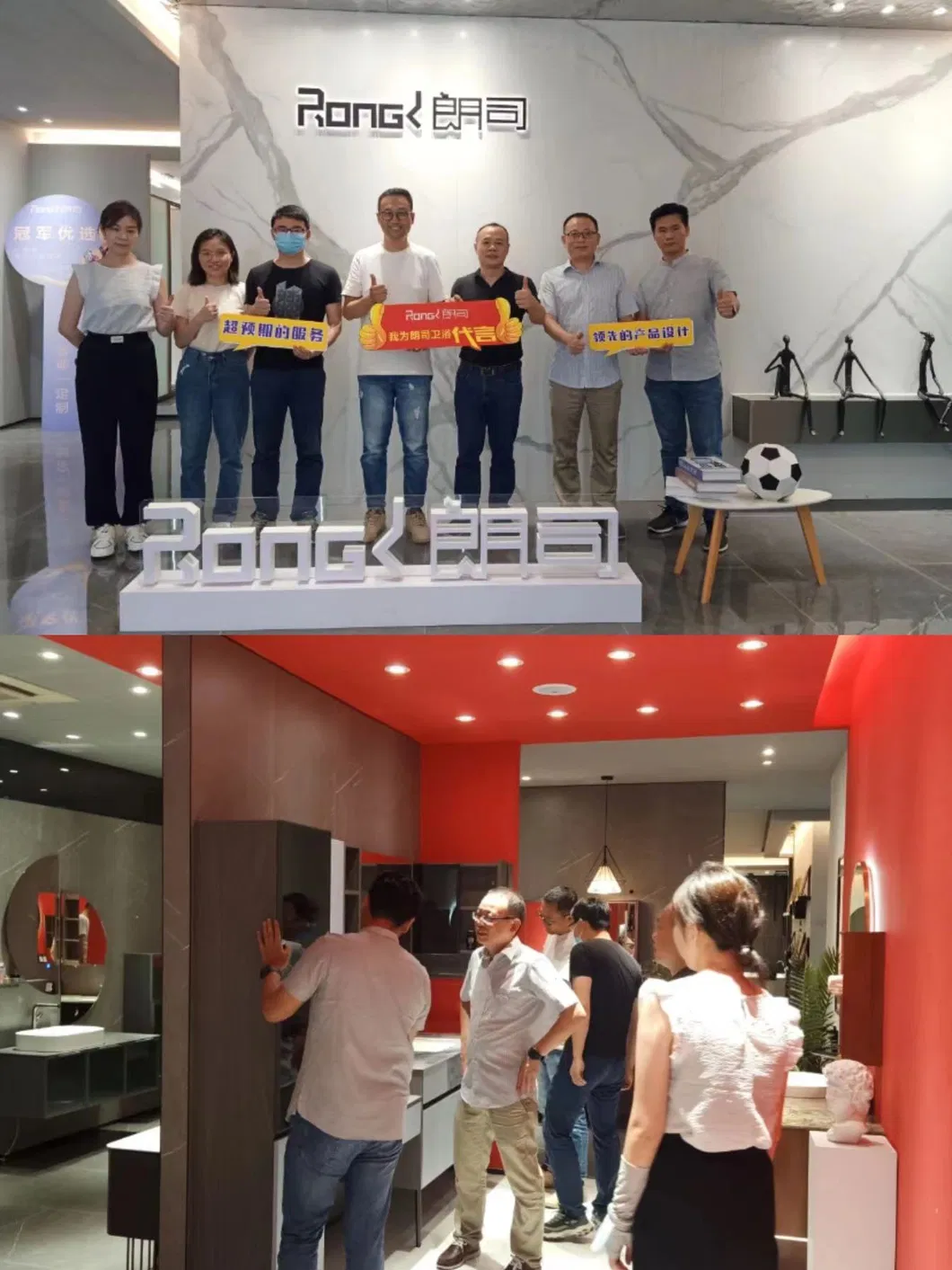 Environmental Vanity Set with Countertops