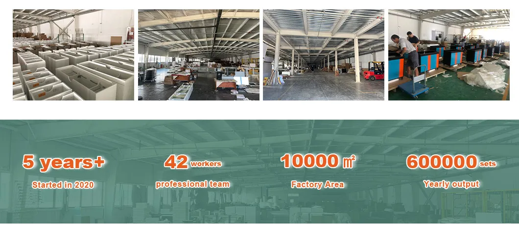 French Oak Style Grille Bathroom Cabinet with Above Counter Basin